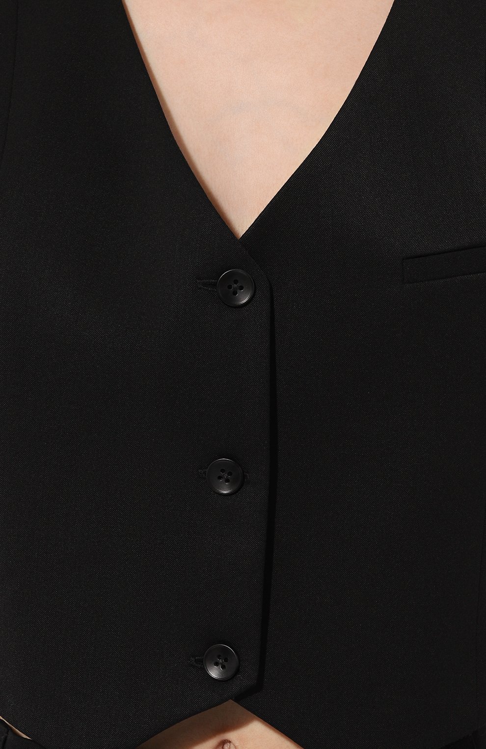 Шерстяной жилет WHO_AM, арт. FV1-P241-BLK, фото 5