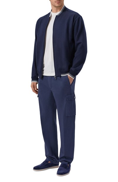 Замшевые лоферы switz moc BALLY, арт. MSF0L6/SU044, фото 2