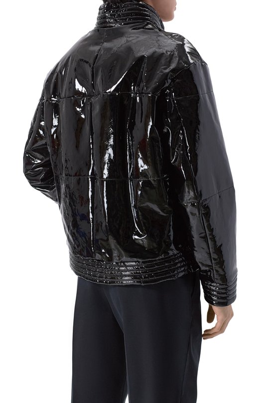 Кожаный пуховик с подкладкой из норки MVST FZECK-ES4380-1V Чёрный  FZECK-ES4380-1V Фото 4