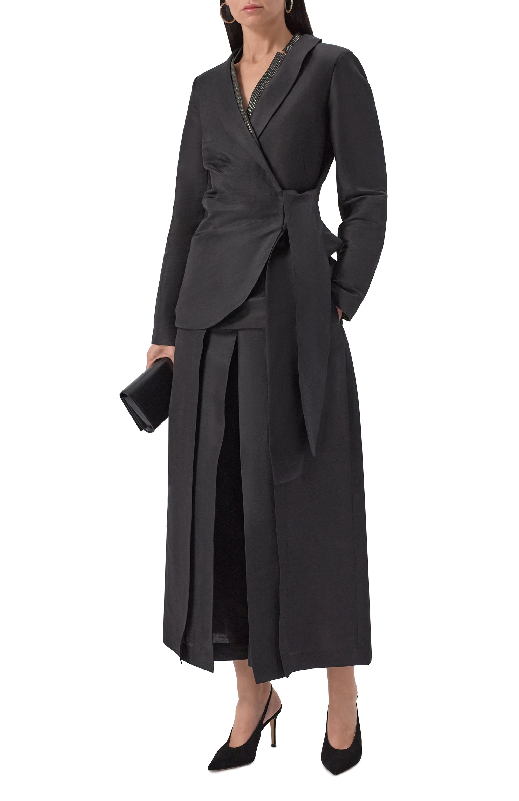 Жакет из вискозы и льна FREEAGE, арт. WS25.JK109.2070.900, фото 2