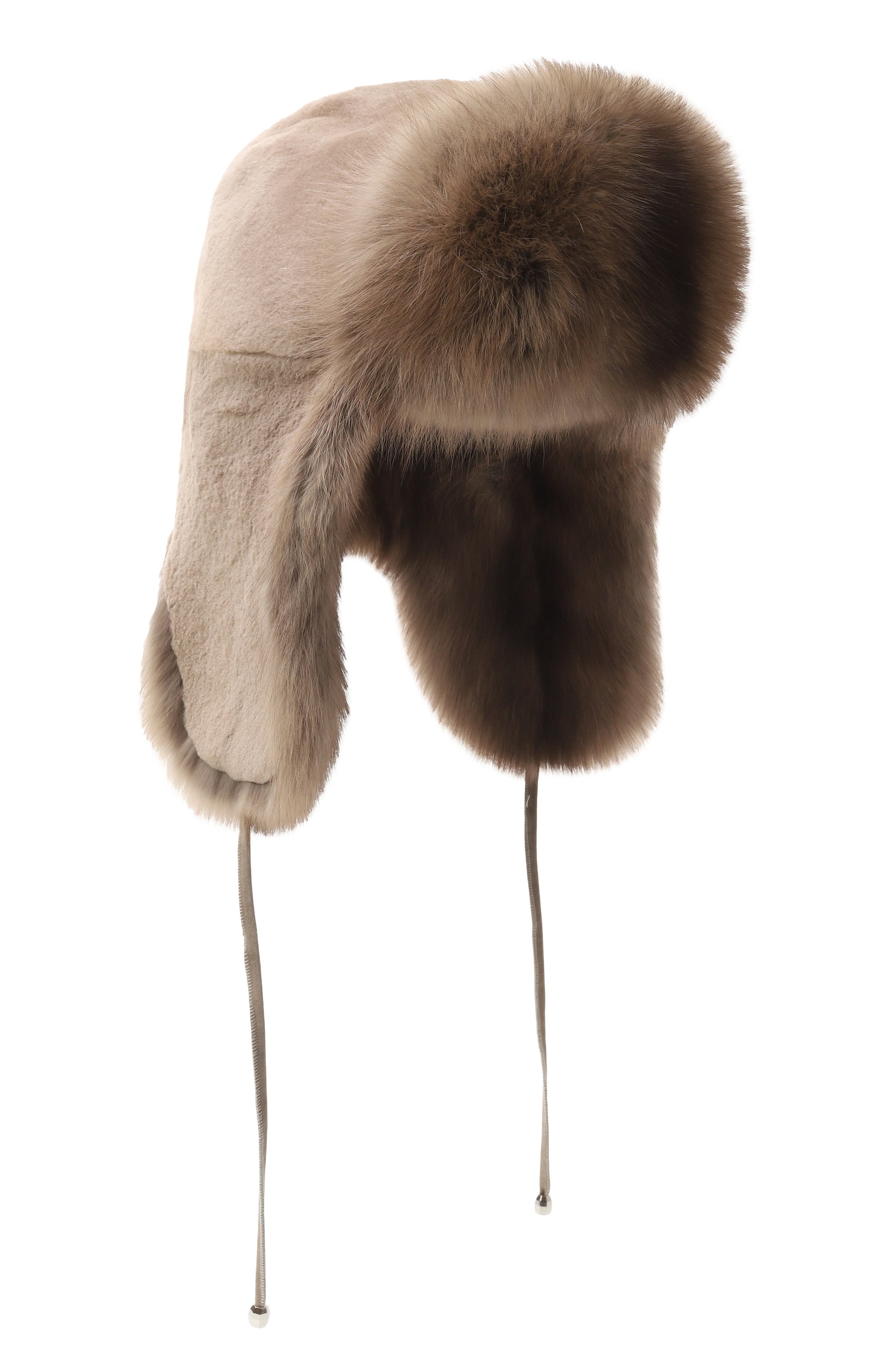 Меховая шапка-ушанка из норки и соболя VICTORIA KUSENKOVA, арт. 091913694093, фото 1