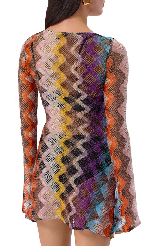 Платье из вискозы Missoni MS25SQ2G/BR012S Разноцветный  MS25SQ2G/BR012S Фото 4
