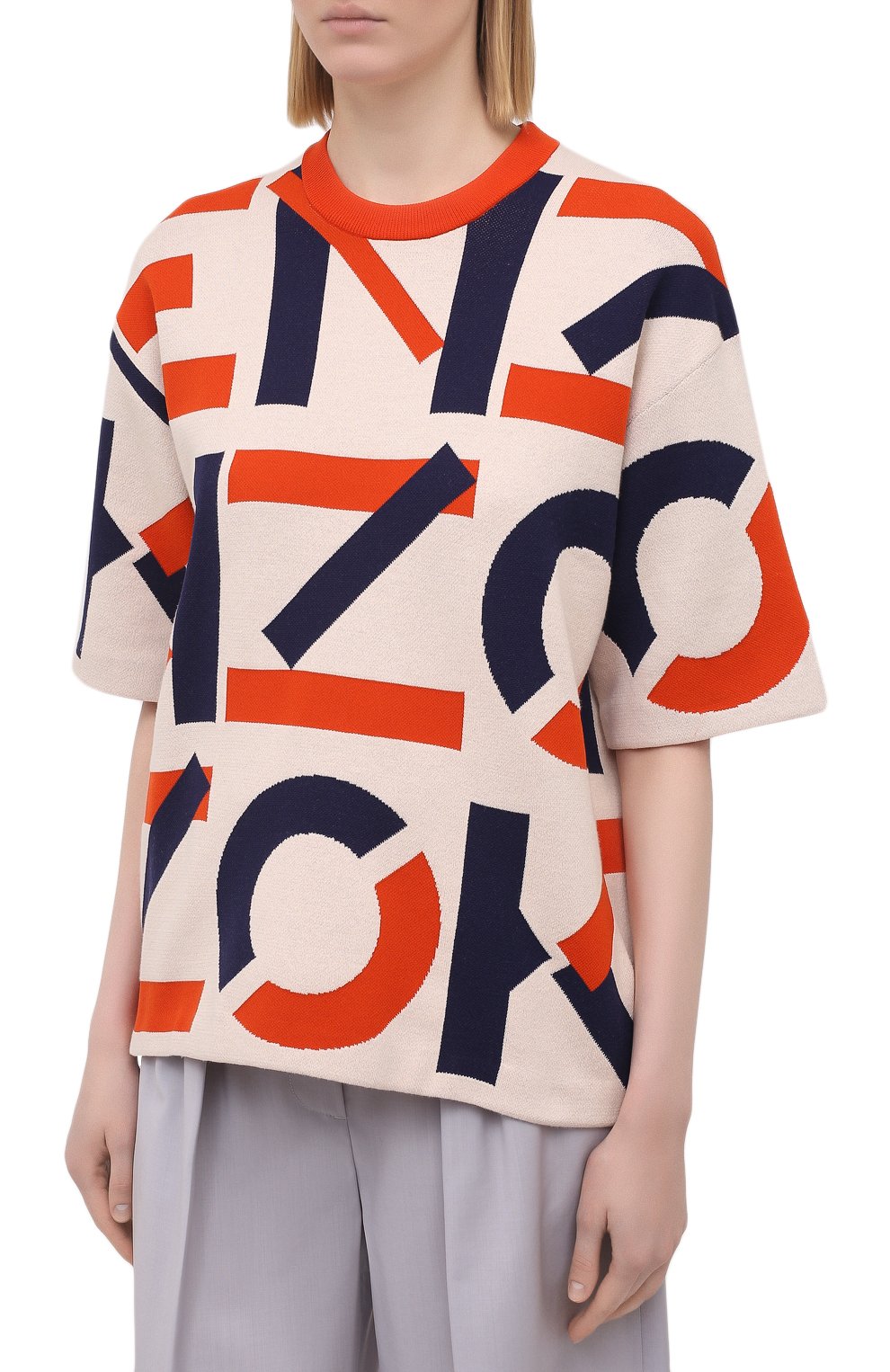 Топ kenzo sport KENZO разноцветного цвета по цене 24500 руб., арт. FB52PU5313SC, фото 3 Топ kenzo sport KENZO, арт. FB52PU5313SC, фото 3