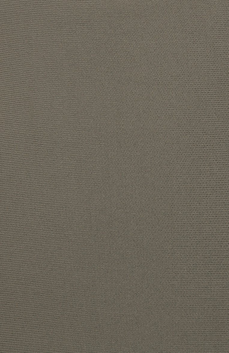Женская юбка из вискозы JIL SANDER хаки цвета, арт. J04MA0105-J18208 | Фото 6 (Материал внешний: Вискоза; Длина Ж (юбки, платья, шорты): Миди; Стили: Минимализм; Кросс-КТ: костюм, Трикотаж)