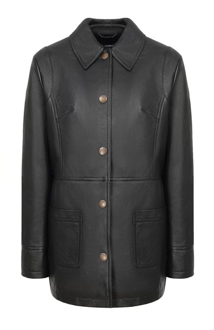 Женская кожаная куртка DOLCE & GABBANA, арт. F0W3PL/GDDEA