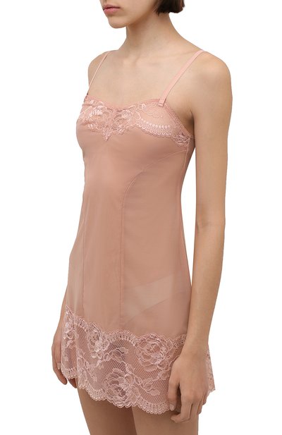 Сорочка LA PERLA розового цвета по цене 41100 руб., арт. 0048820, фото 3 Сорочка LA PERLA, арт. 0048820, фото 3