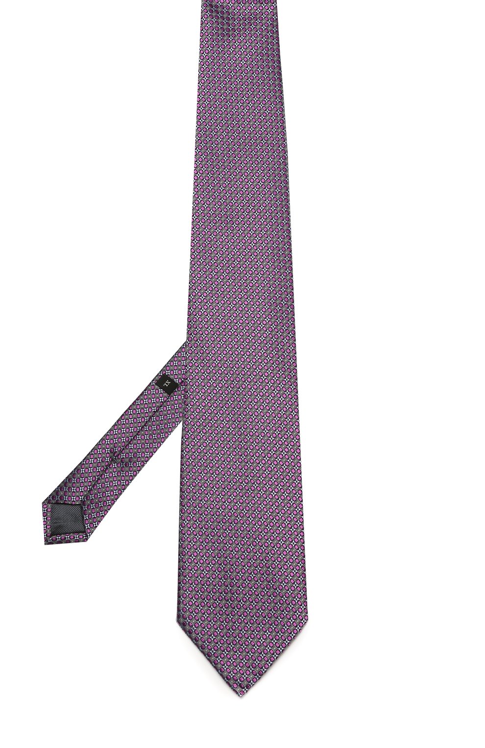 Шелковый галстук с узором ZEGNA, арт. Z9E681XW, фото 2