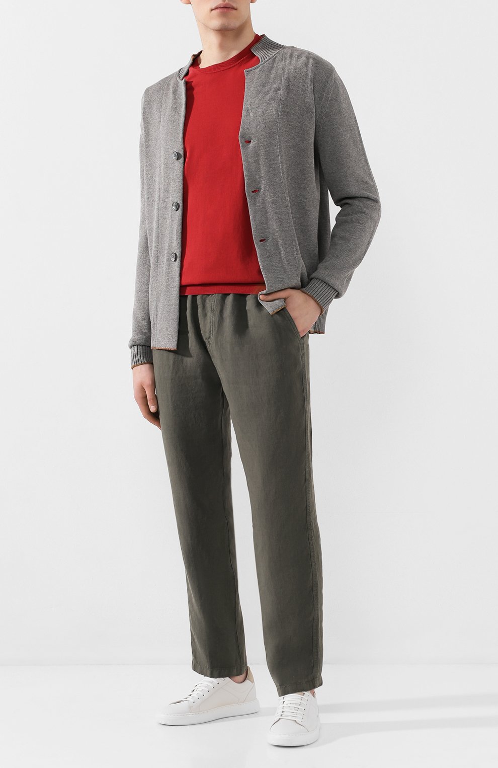 Льняные брюки ALTEA, арт. 2053065, фото 2