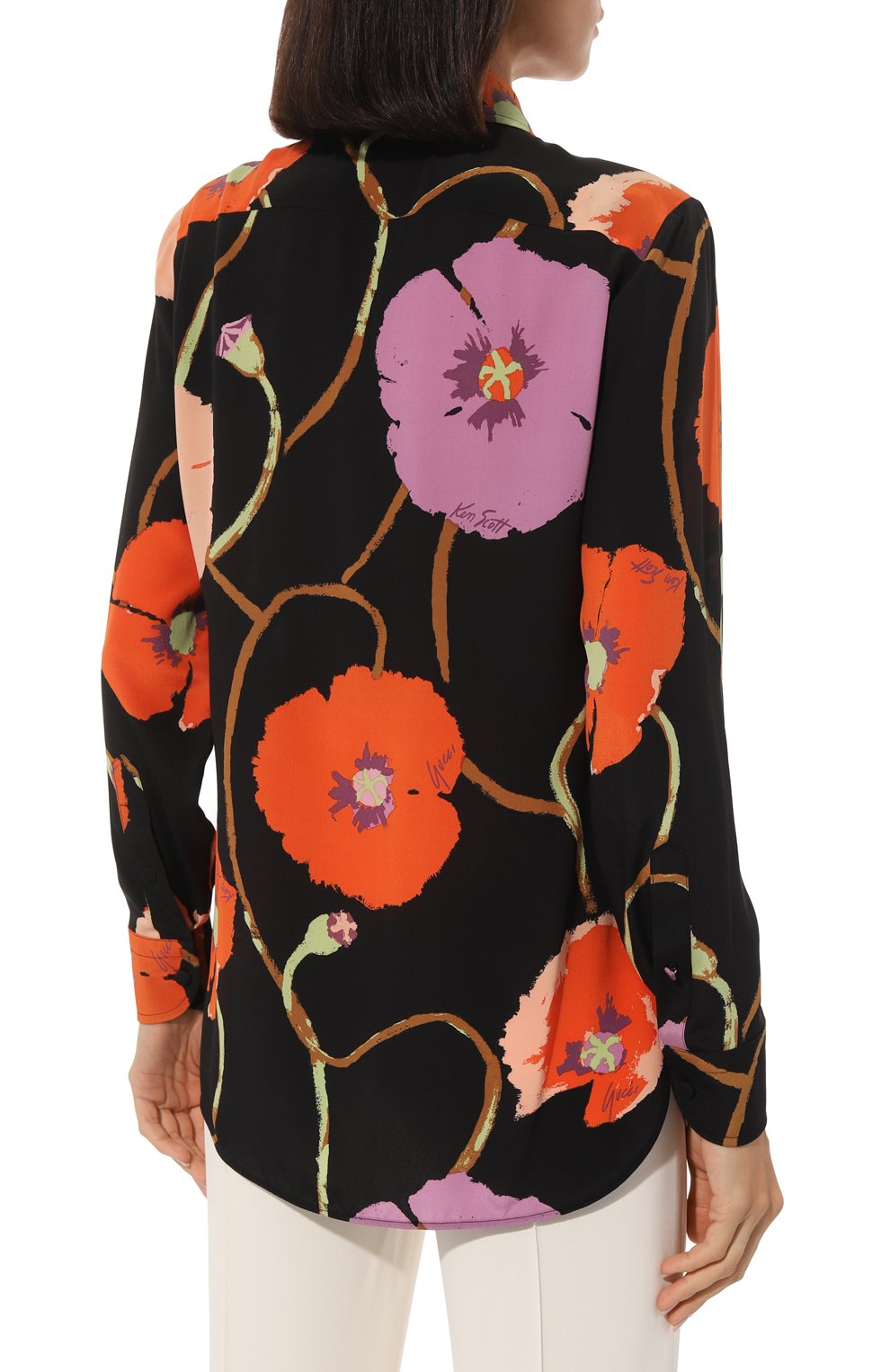 Шелковая рубашка GUCCI, арт. 643268 ZAGMT, фото 4
