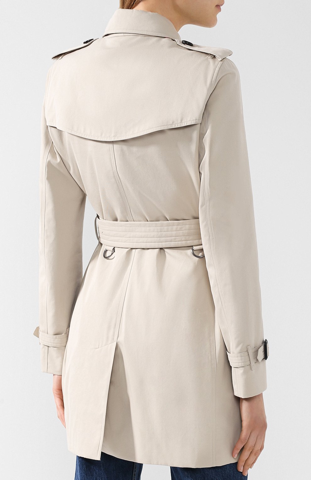 Хлопковый тренч kensington BURBERRY, арт. 3913363, фото 4