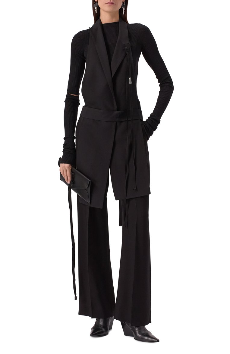 Жилет из вискозы и шерсти ANN DEMEULEMEESTER, арт. B0012538/FA556, фото 1