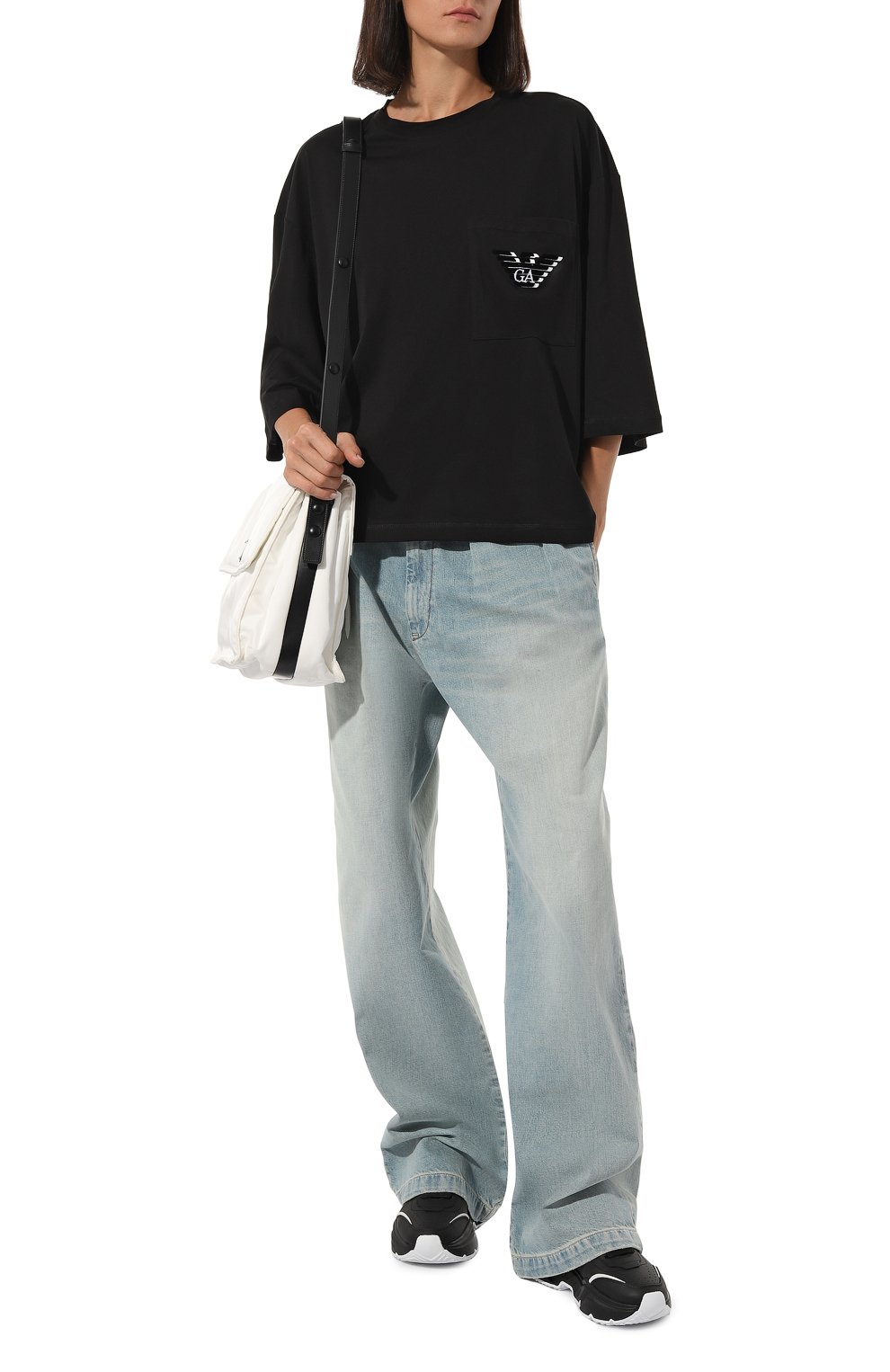 Хлопковая футболка EMPORIO ARMANI, арт. 6R2T7F/2JFNZ, фото 2