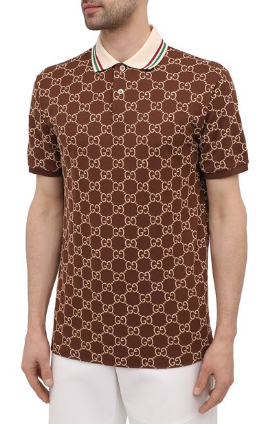 Хлопковое поло GUCCI, арт. 598956/XJB0U, фото 3