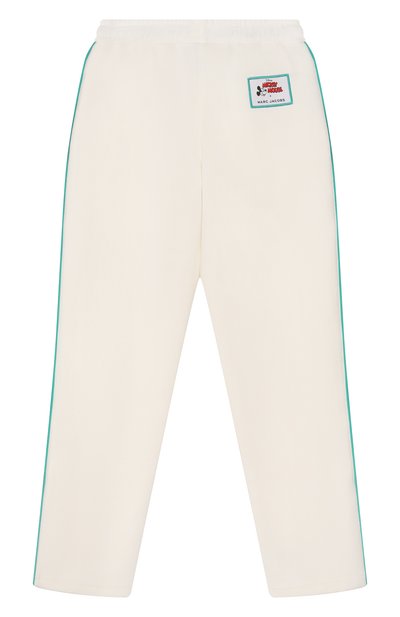Хлопковые брюки MARC JACOBS (THE) молочного цвета по цене 17400 руб., арт. W60791, фото 2 Хлопковые брюки MARC JACOBS (THE), арт. W60791, фото 2