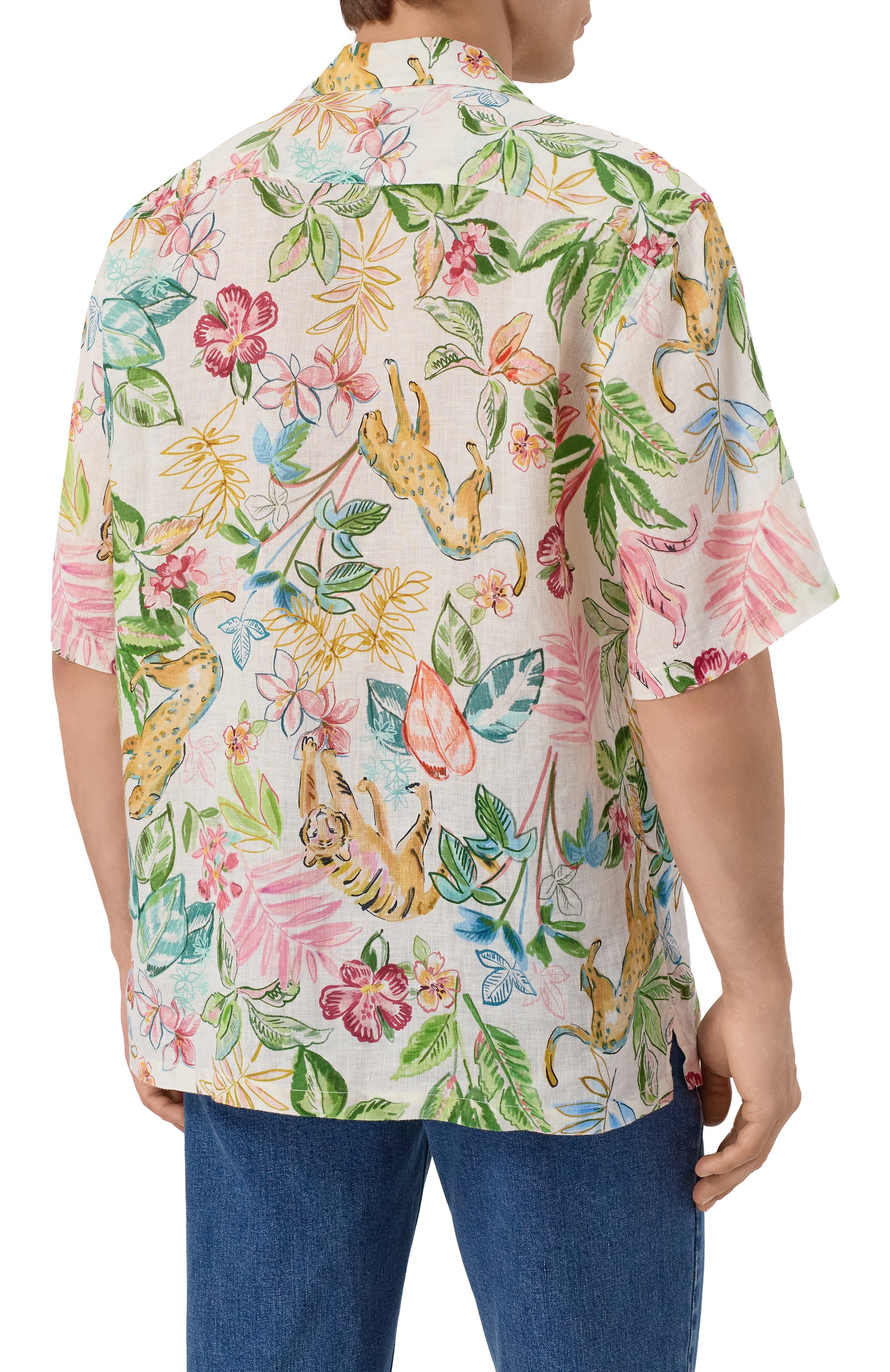 Льняная рубашка 120% LINO, арт. 33ALIM19L3/G472/100, фото 4