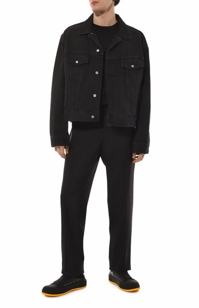 Кожаные кеды deck plimsoll ALEXANDER MCQUEEN, арт. 705201/WICEB, фото 2