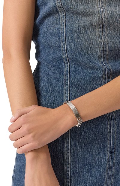 Браслет MM6, арт. SM6UY0049 SV0235/PALLADIUM, фото 3