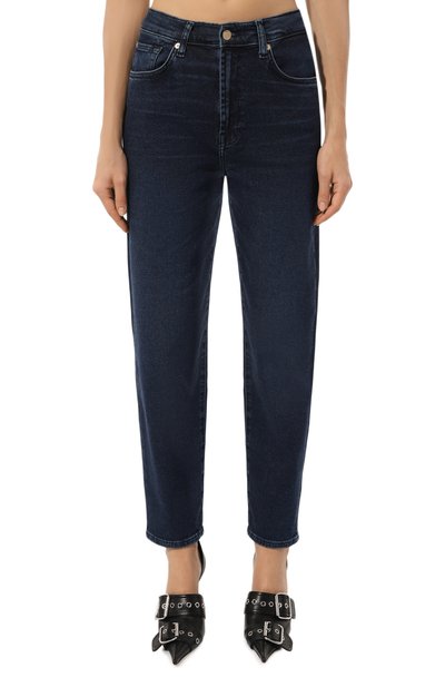 Джинсы 7 FOR ALL MANKIND темно-синего цвета по цене 25250 руб., арт. JSA7A910LC, фото 3 Джинсы 7 FOR ALL MANKIND, арт. JSA7A910LC, фото 3