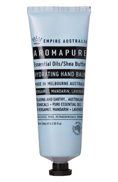 Бальзам для рук с маслами бергамота, мандарина и лаванды aromapure (125ml) EMPIRE AUSTRALIA бесцветного цвета, арт. 9348119000919 | Фото 1 (Назначение: Для рук; Тип продукта: Бальзамы; Региональные огра�ничения белый список (Axapta Mercury): Не проставлено; Нос: Не проставлено)