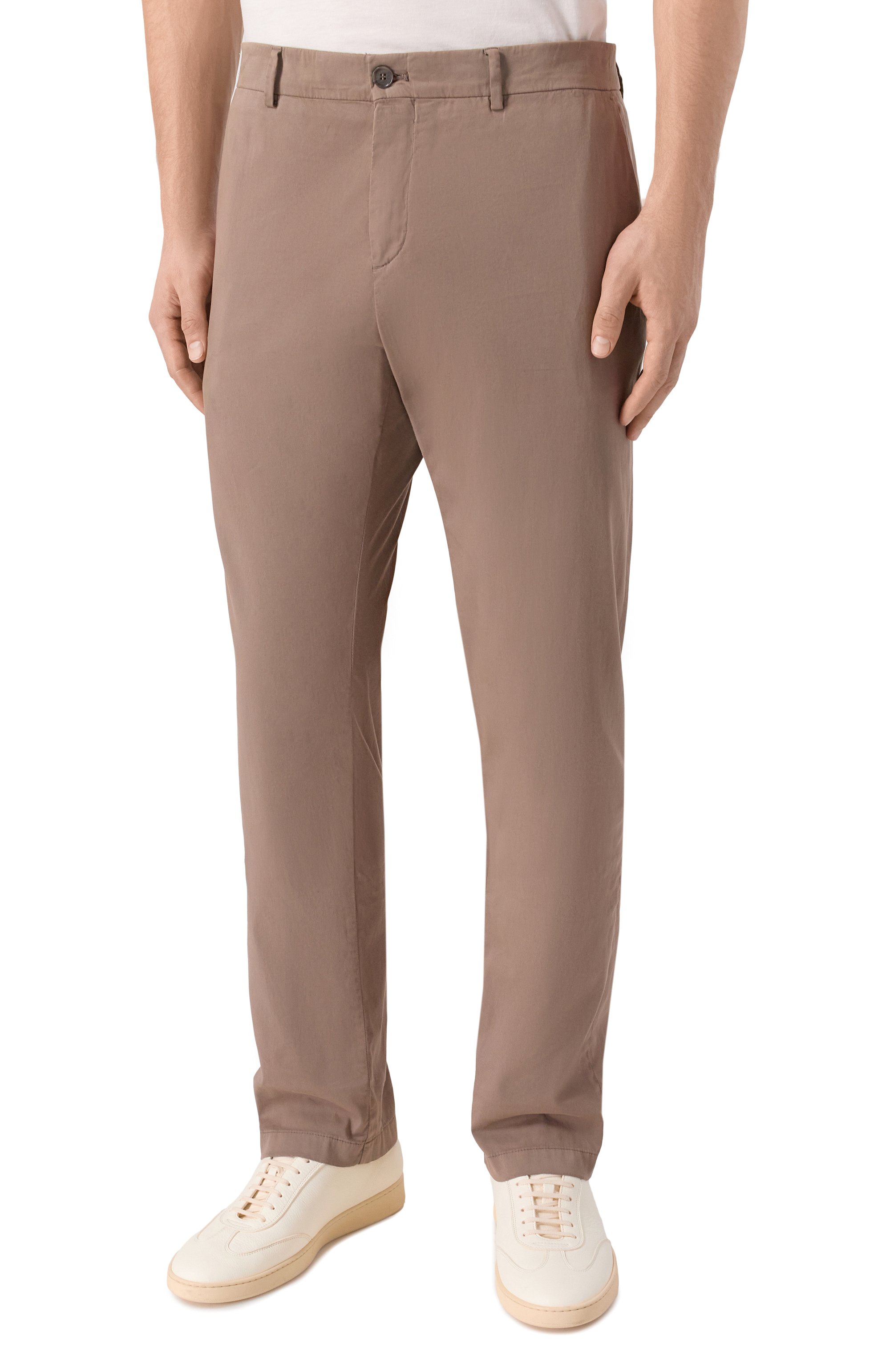 Брюки из хлопка и шелка PAUL&SHARK, арт. 25414043, фото 3