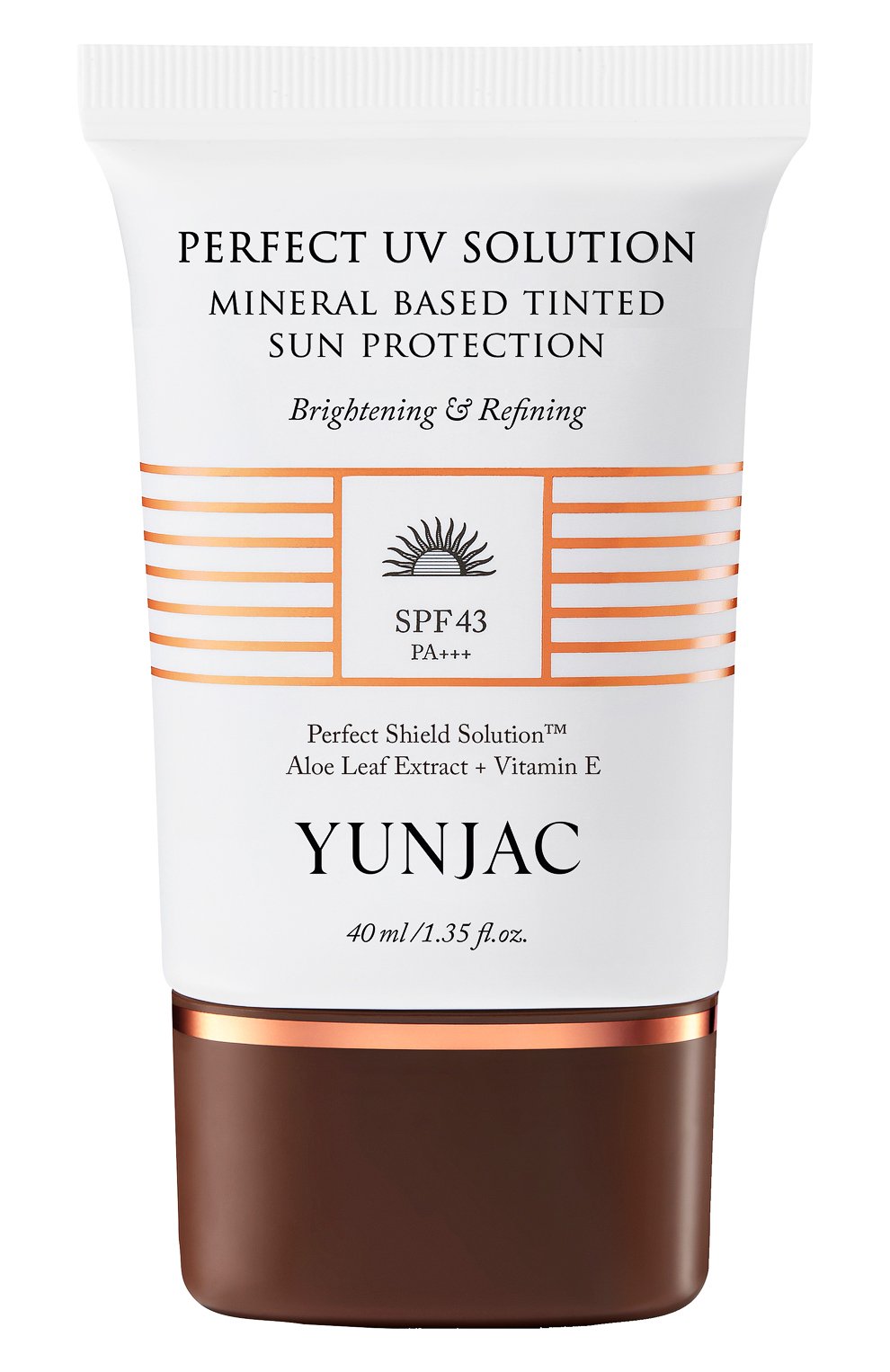 Минеральный солнцезащитный крем-тинт для лица spf 43 perfect uv mineral tinted sun protection (40ml) YUNJAC, арт. 8809603907554, фото 1