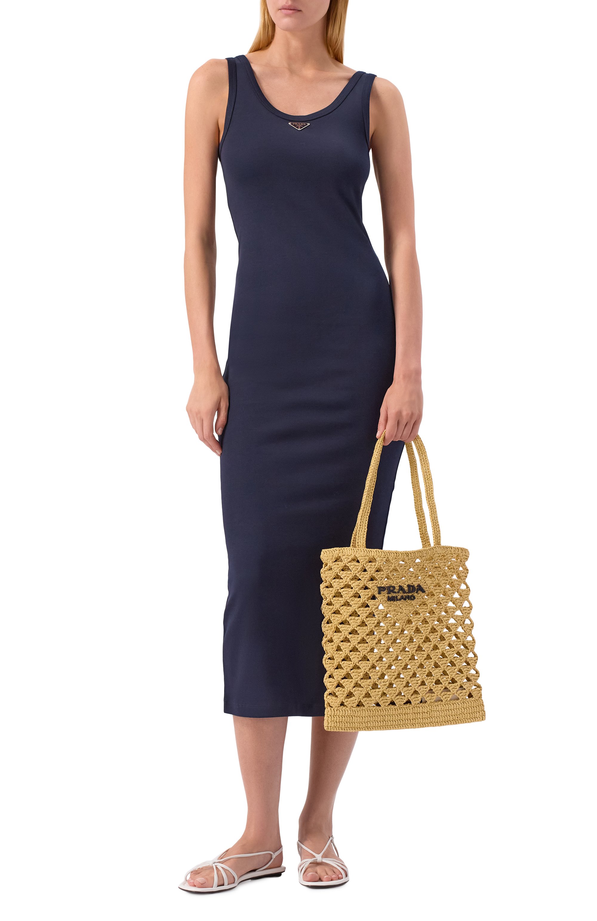 Сумка-тоут PRADA бежевого цвета по цене 236500 руб., арт. 1BG493/2M2T, фото 7 Сумка-тоут PRADA, арт. 1BG493/2M2T, фото 7