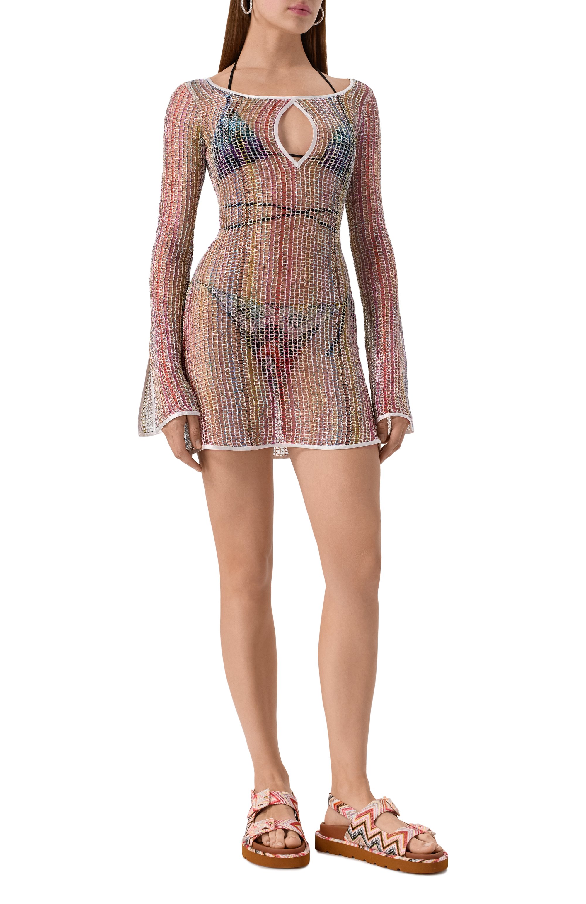 Платье с отделкой пайетками MISSONI, арт. MS25SQ2B/BV00HD, фото 2