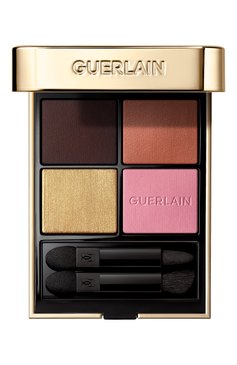 Тени для век ombres g, оттенок 555 сияющая бабочка (4x1.5g) GUERLAIN  цвета, арт. G043656 | Фото 1 (Тип продукта_макияж: Палетки; Региональные ограничения белый список (Axapta Mercury): Не проставлено; Нос: Не проставлено; Финишное покрытие: Сатиновый, Блестящий)