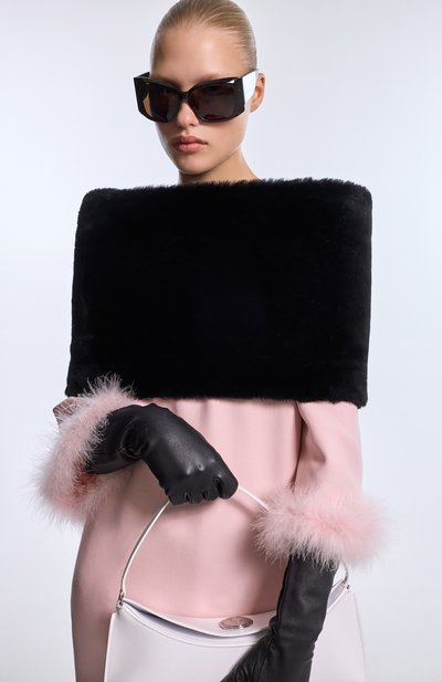 Меховой шарф-снуд из овчины TOTEME, арт. 254-WSC0123-LE0165, фото 5