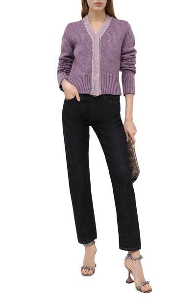 Кожаные босоножки julia AMINA MUADDI, арт. JULIASANDAL/H0L0GRAM/SILVER, фото 2