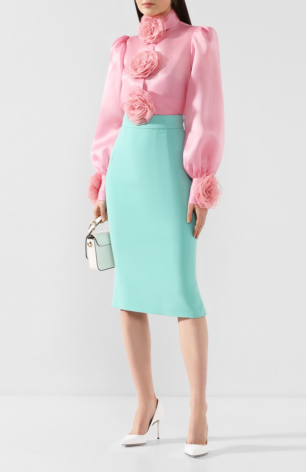 Шелковая блузка DOLCE & GABBANA, арт. F5L78Z/FU1JG, фото 2