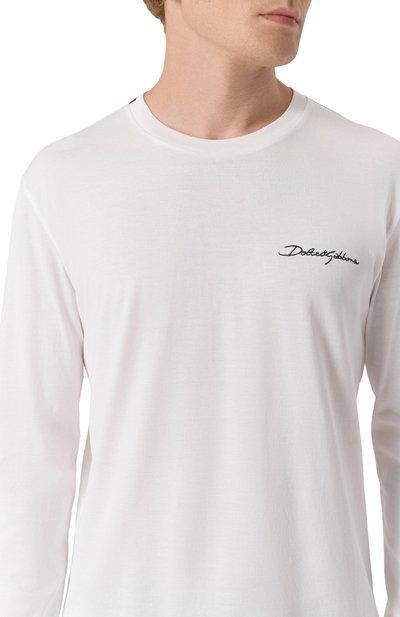 Хлопковый лонгслив DOLCE & GABBANA, арт. G8SD2Z/G7PEA, фото 5