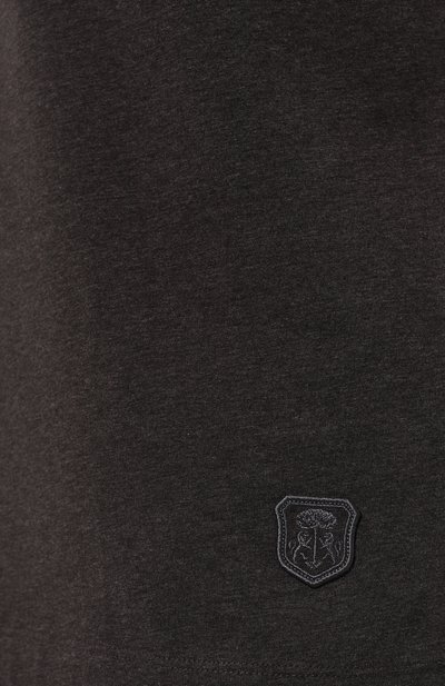 Хлопковый лонгслив CORNELIANI темно-серого цвета по цене 17550 руб., арт. 94G581-9425040, фото 5 Хлопковый лонгслив CORNELIANI, арт. 94G581-9425040, фото 5