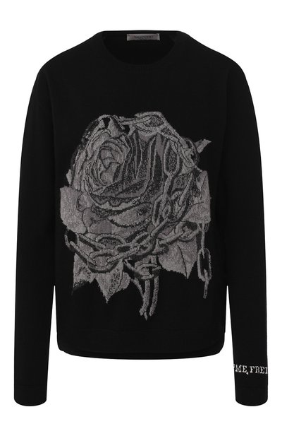 Женский пуловер из смеси шерсти и кашемира VALENTINO, арт. SB0KC08S514