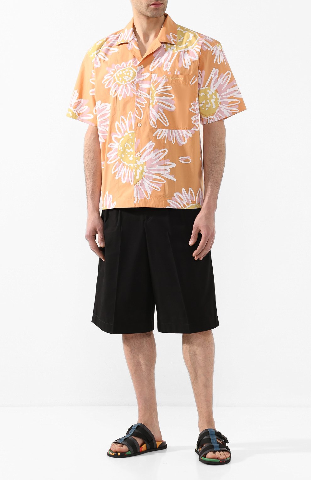 Хлопковая рубашка JACQUEMUS, арт. 205SH21/2072B, фото 2