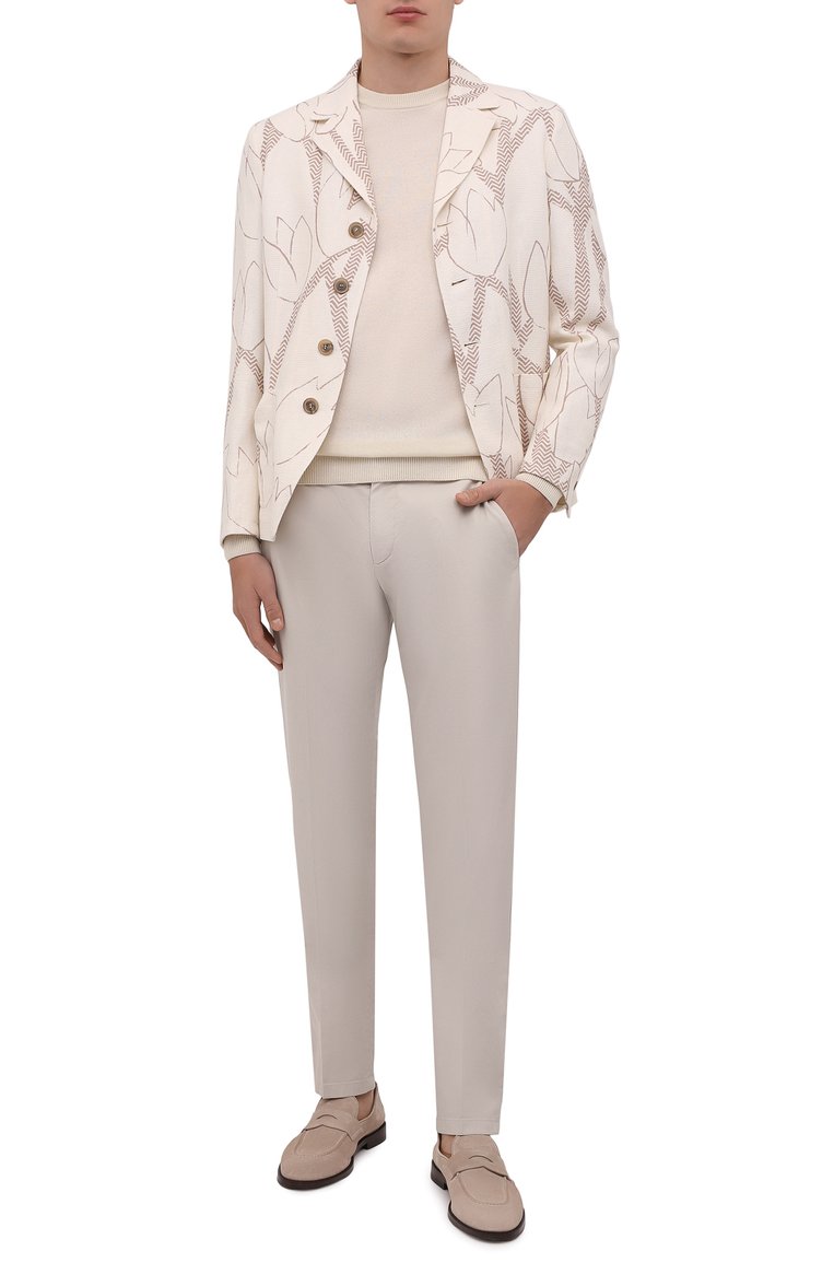 Пиджак из хлопка и льна GIORGIO ARMANI, арт. 2SGGG0RX/T03AH, фото 2