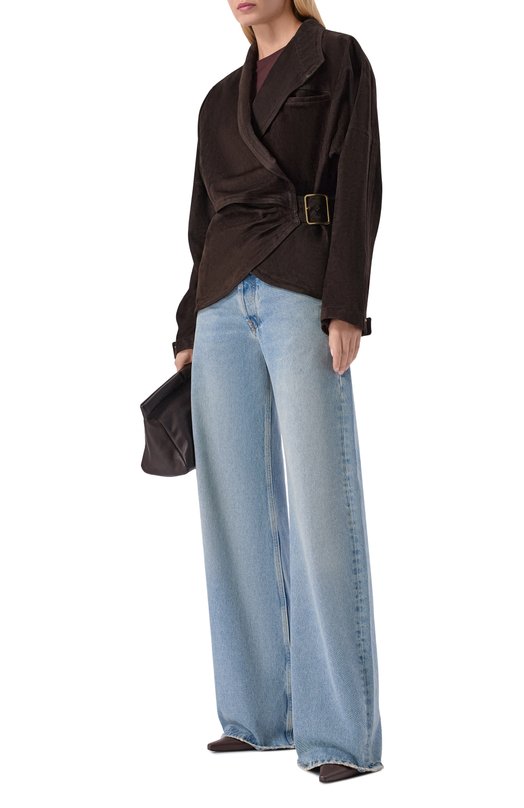 Замшевая куртка Darkpark WJA10/LTS02 Коричневый  WJA10/LTS02 Фото 2