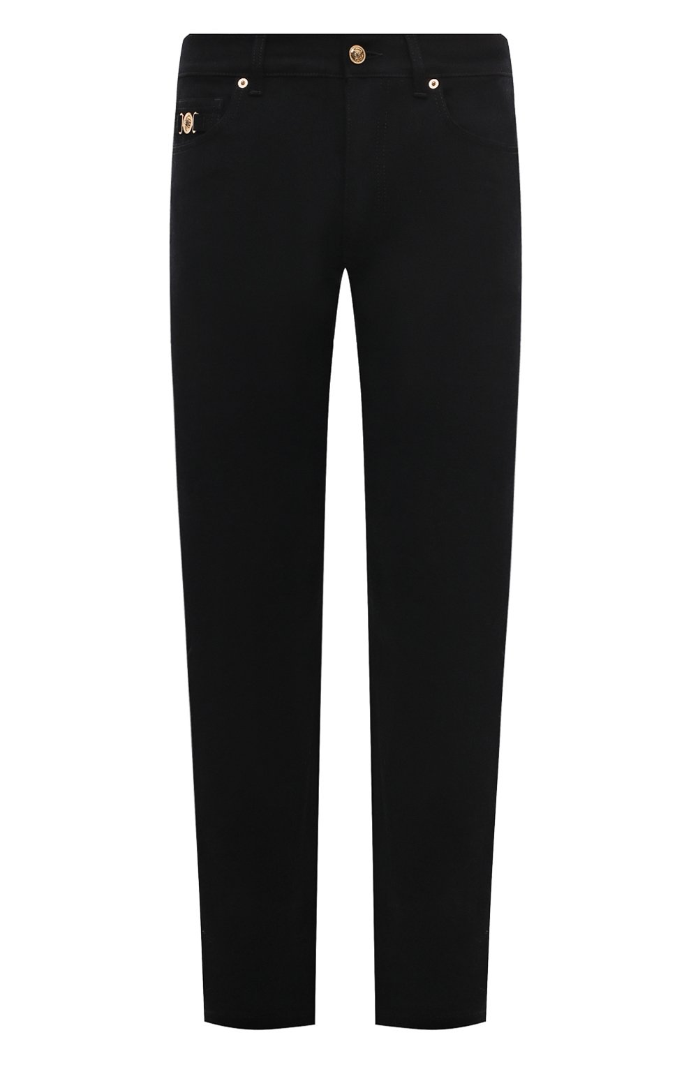 Джинсы VERSACE черного цвета по цене 64950 руб., арт. 1011693/1A08583, фото 1 Джинсы VERSACE, арт. 1011693/1A08583, фото 1