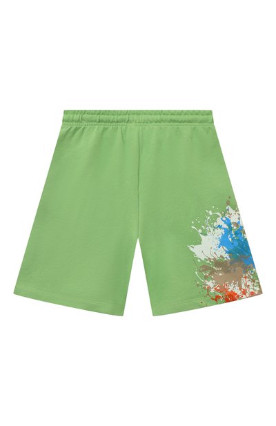 Хлопковые шорты MSGM KIDS, арт. MS029552, фото 2