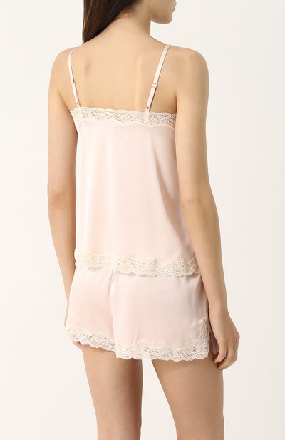 Шелковый топ с кружевной отделкой VANNINA VESPERINI, арт. VVPE18-40, фото 4