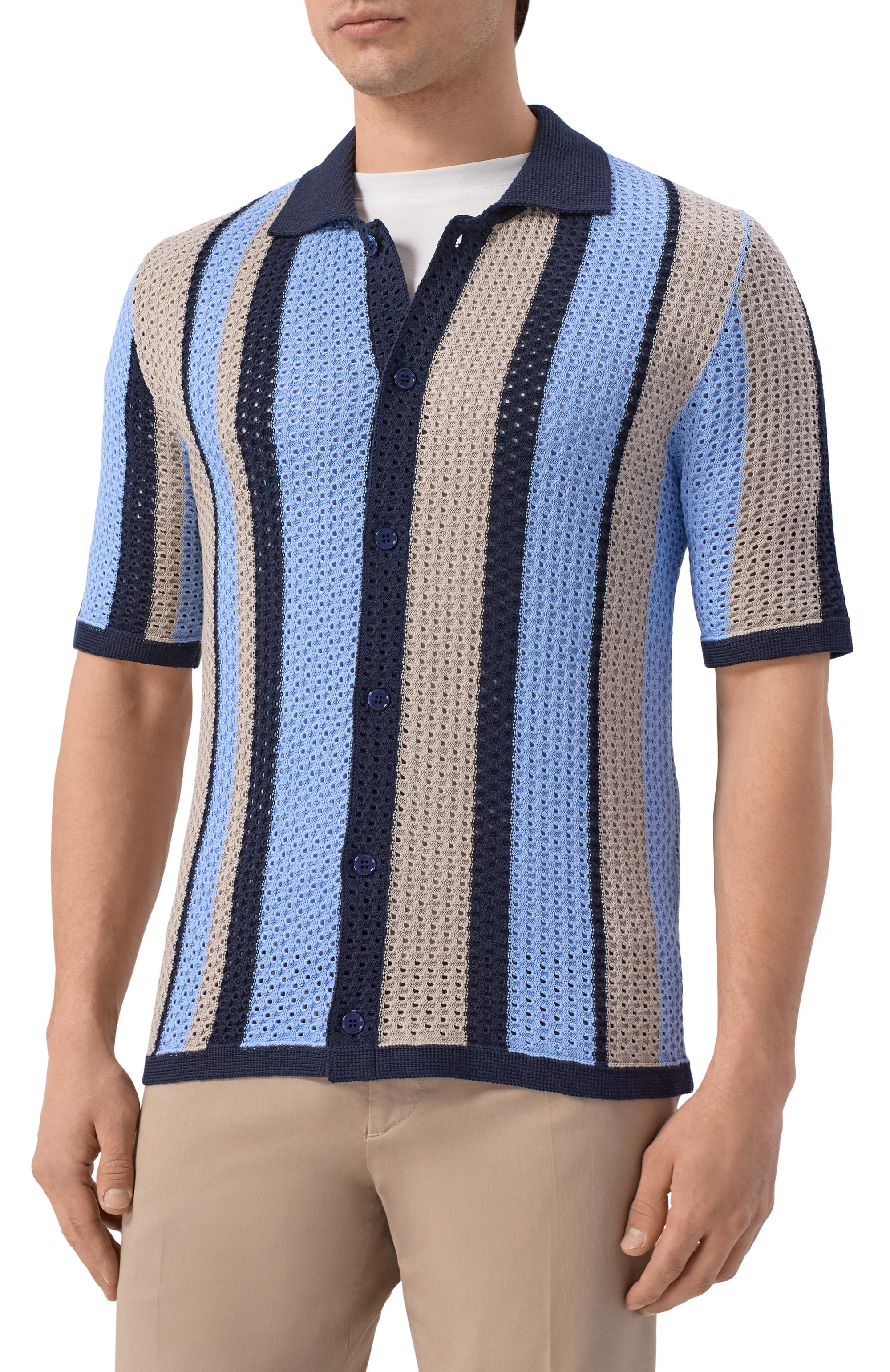 Рубашка из шелка и хлопка MVST, арт. M26.2PM.K145/Y207, фото 3