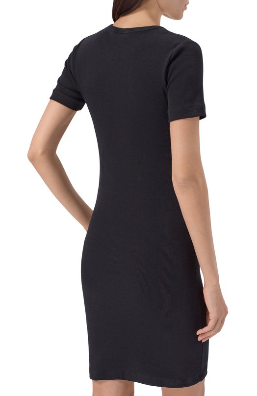 Хлопковое платье Comme des Fuckdown CFABW01611 Чёрный  CFABW01611 Фото 4