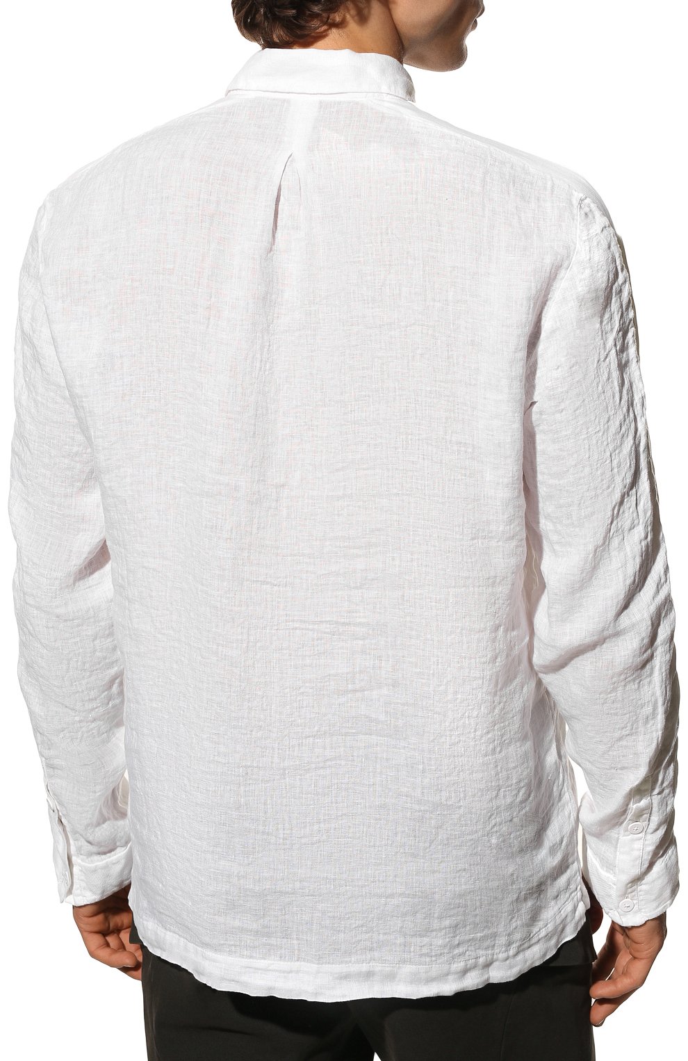 Рубашка изо льна и хлопка TRANSIT, арт. CFUTRQV312, фото 4