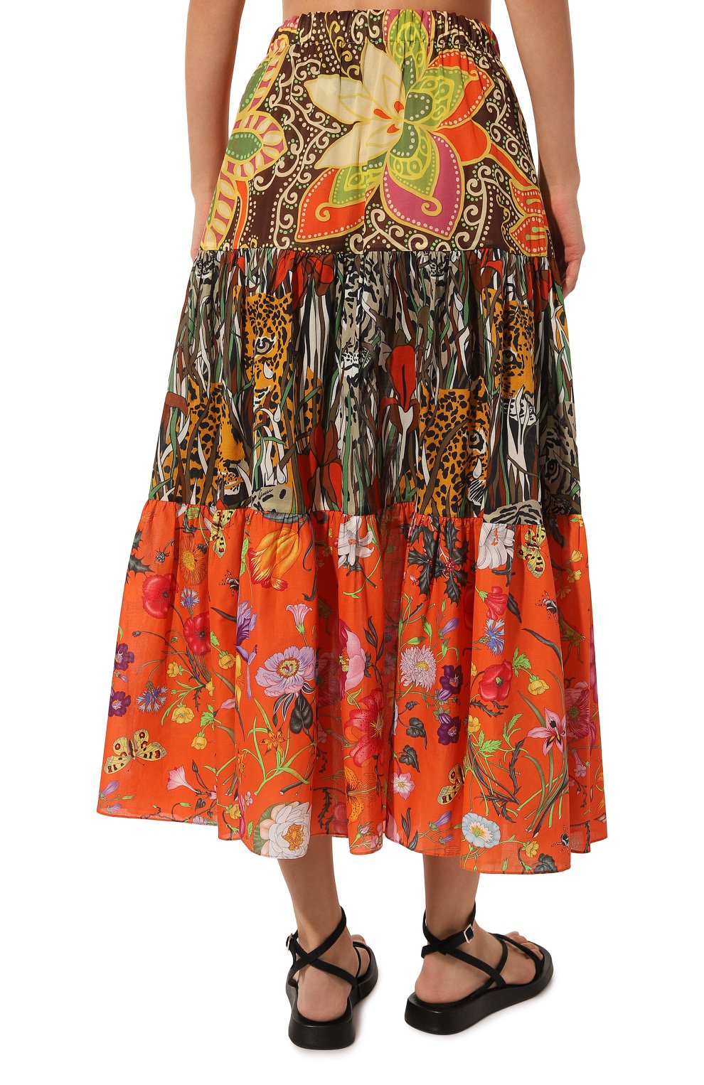 Хлопковая юбка GUCCI, арт. 577899 ZAB1R, фото 4