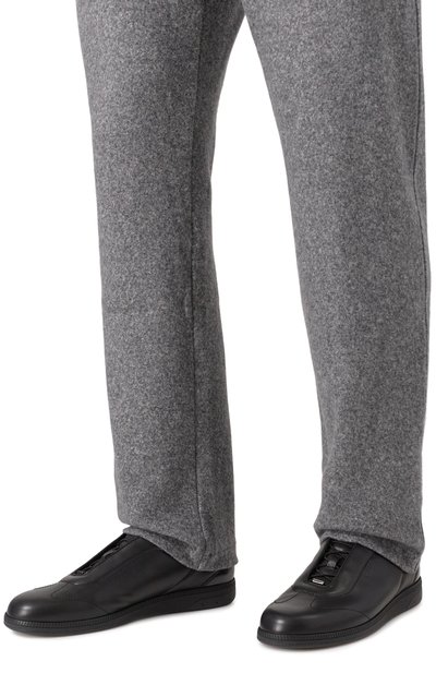 Кожаные кеды dbs-olympic SANTONI, арт. MBPG22109NERK0IL, фото 3