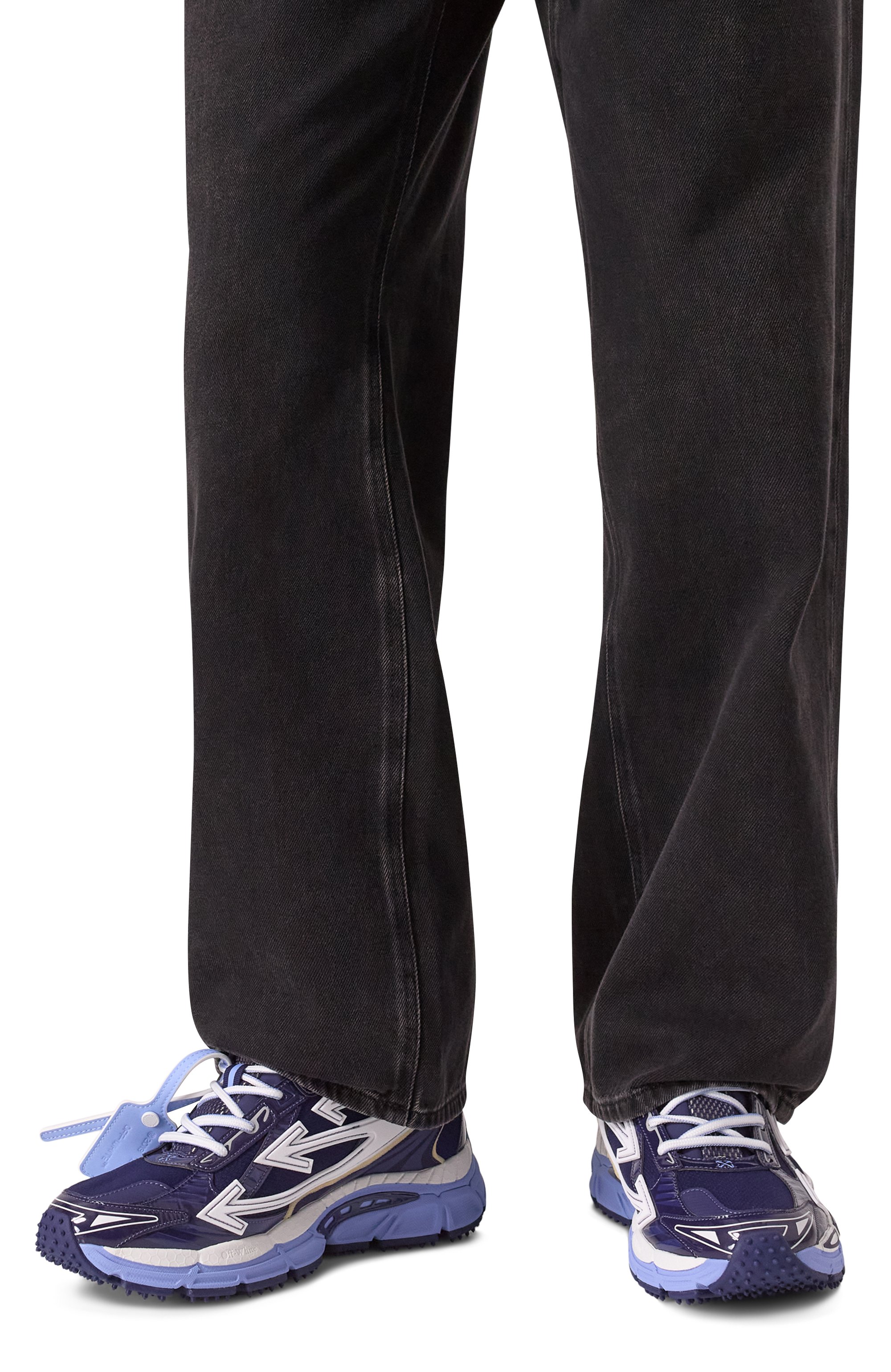 Комбинированные кроссовки be right back OFF-WHITE, арт. 0MIA295S25FAB002, фото 3