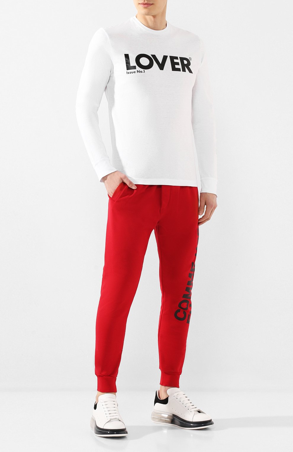 Хлопковые джоггеры COMME DES FUCKDOWN, арт. CDFU708P, фото 2