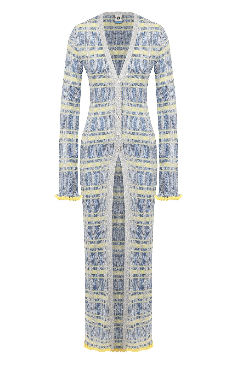 Кардиган M MISSONI голубого цвета по цене 78800 руб., арт. 2DM00095/2K005L, фото 1 Кардиган M MISSONI, арт. 2DM00095/2K005L, фото 1