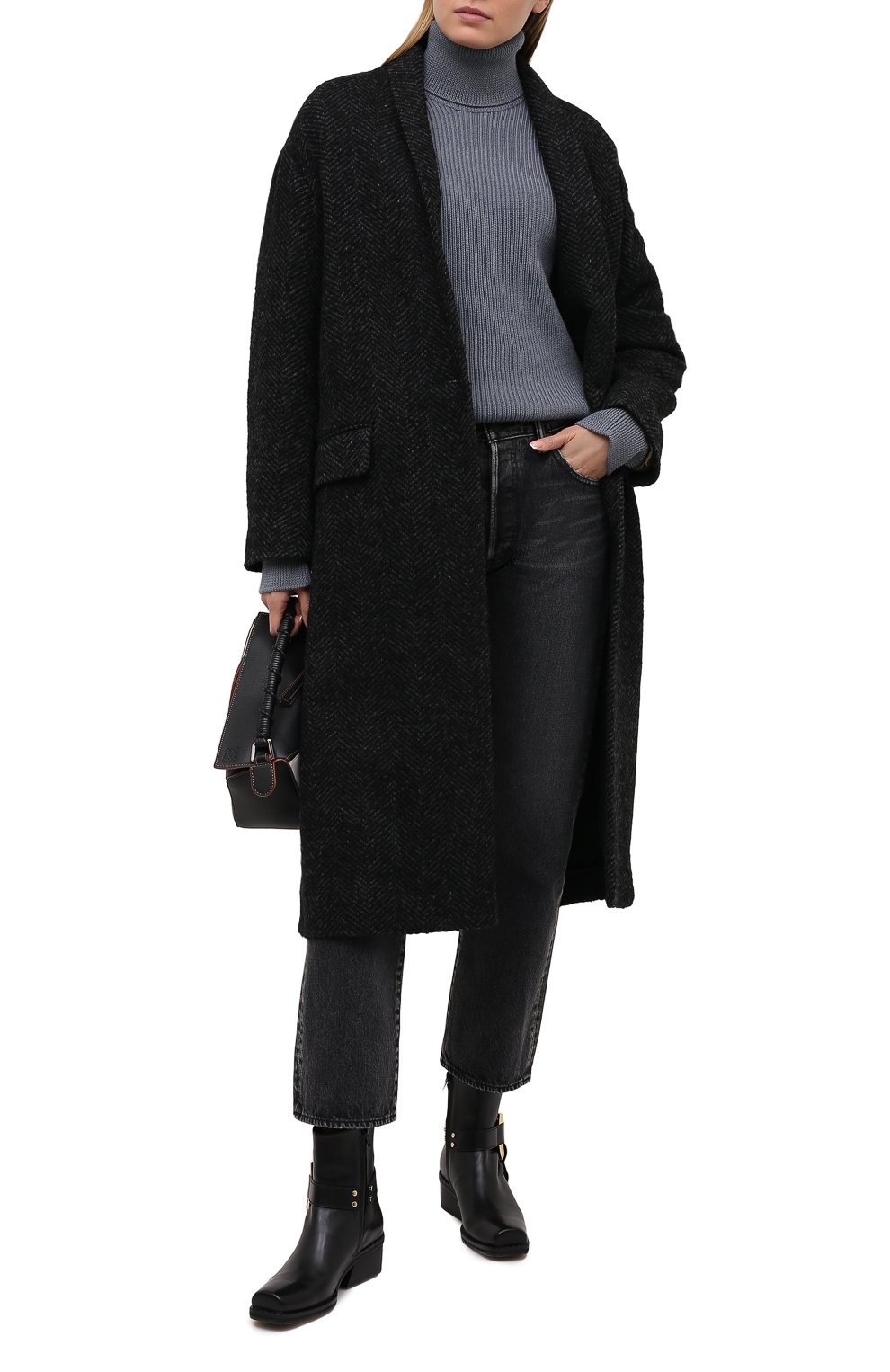 Шерстяное пальто ISABEL MARANT ETOILE, арт. MA0811-21P007E/HEN0L, фото 2