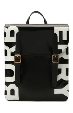 Детская портфель satchel BURBERRY черного цвета, арт. 8041146 | Фото 1 (Региональные ограничения белый список (Axapta Mercury): Не проставлено; Материал сплава: Проставлено; Нос: Не проставлено; Материал: Текстиль)